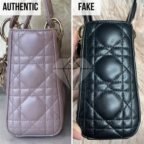 dior diorama fake vs real|real dior stitches.